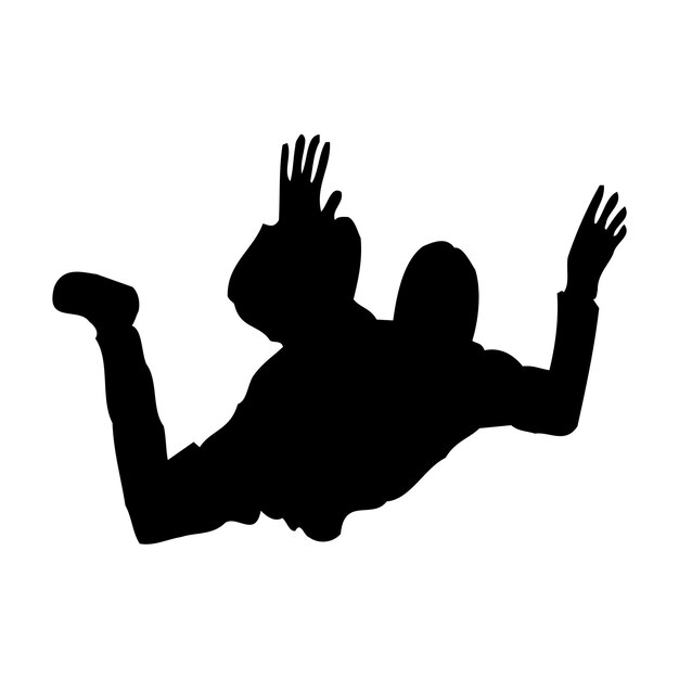Plik wektorowy vector jumper player silhouette sportowy projekt 40