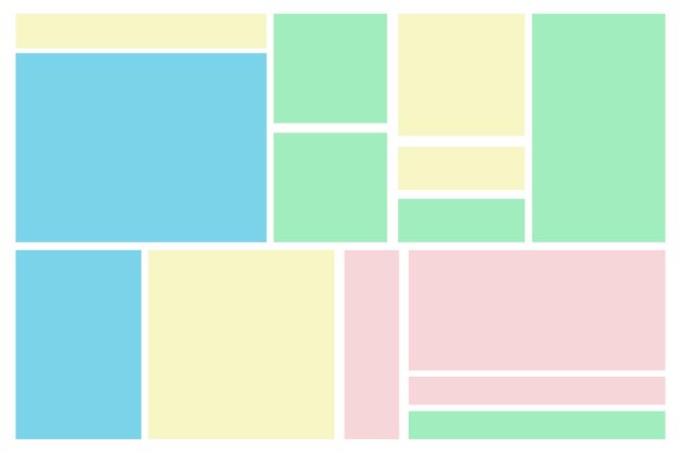 Vector Square Pastel Colors Background Abstract dla projektu zasobów graficznych