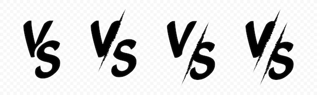 Versus Logo Litery Versus Ikony Versus Lub Vs Letters Logo Symbol Szablon Projektu Litery Vs Dla Sportu Walki Pojedynek Wojny Konkurencji Bitwa Mecz Gra Versus Ikony Walki Wektor