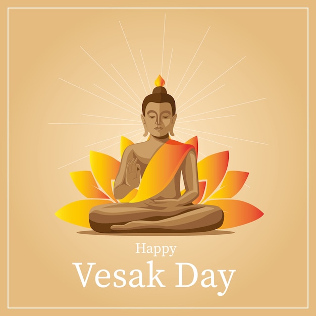 Vesak Greetings Card