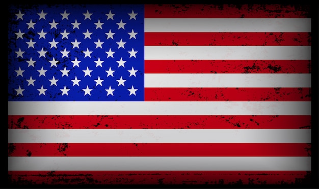 Vintage flaga usa
