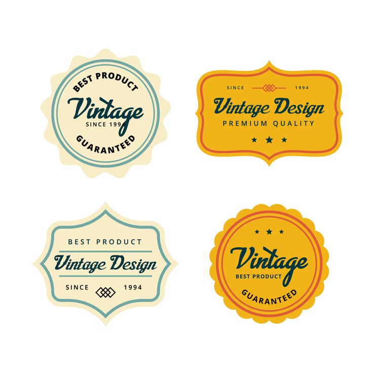 Wektor vintage godło / etykieta / naklejki wektor