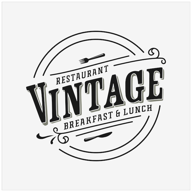 Plik wektorowy vintage hipster retro tablica typografia dla restauracji bar cafe menu lub etykieta logo design