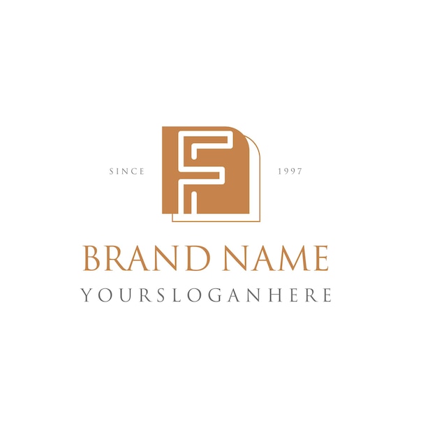 Vintage i eleganckie logo