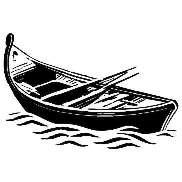 vintage ilustracja projekt logo łodzi