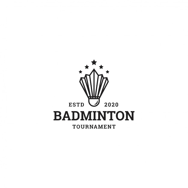 Vintage Logo Badmintona