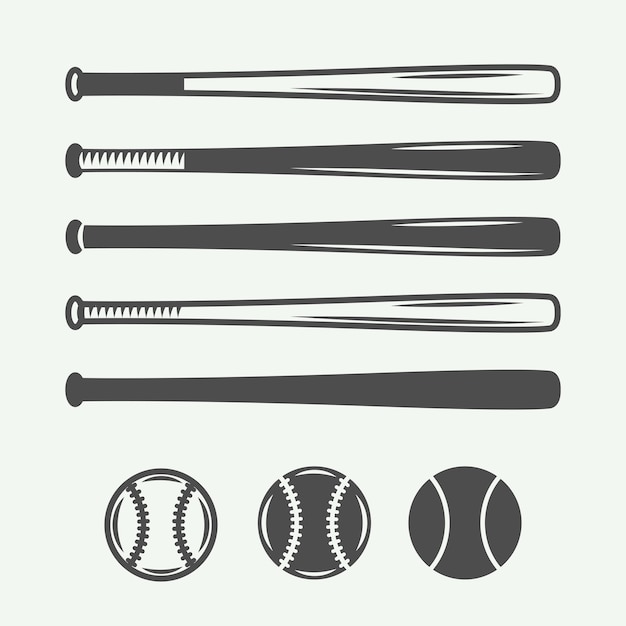 Vintage Logo Baseball, Emblematy, Odznaki I Elementy Projektu. Ilustracja Wektorowa