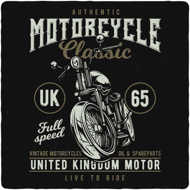 Vintage motocykl