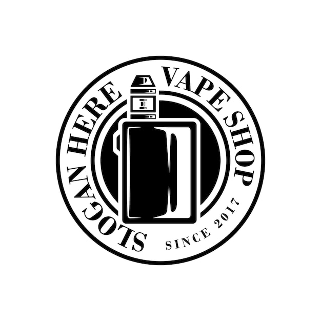 Plik wektorowy vintage retro logo vape