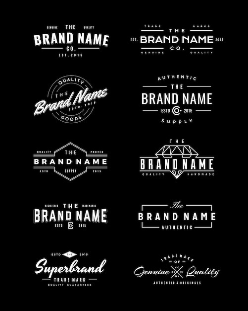 Vintage Typografia Logo