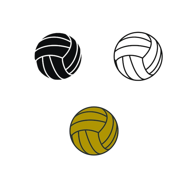 Volly Piłka Plaży Lub Pracy Zespołowej Logo Ilustracji