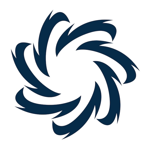 Plik wektorowy vortex logo symbol ikona ilustracja projekt wektortornado vortex huragan logo elementy projektu