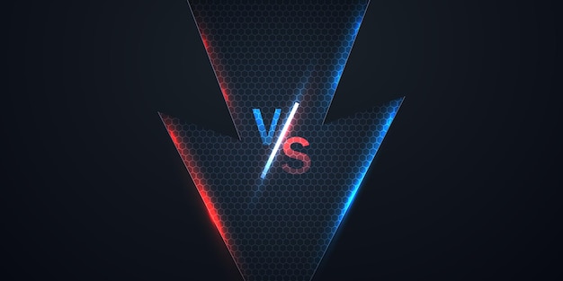 vs tło baneru VS sport abstrakcyjny wektor tła