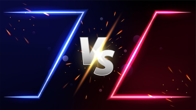 W porównaniu z banerem projektu ekranu. Rywalizacja vs mecz, sztuki walki vs bitwa sportowa