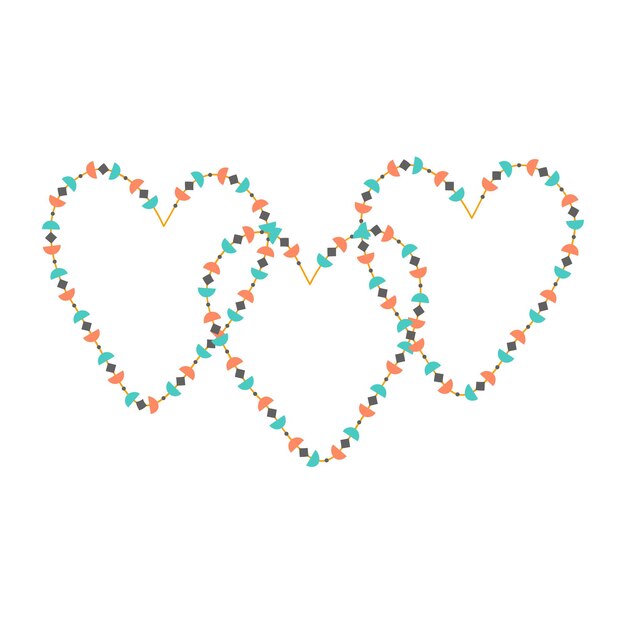 Walentynkowy Symbol Miłości Projekt, Dekoracyjny Kształt Miłości