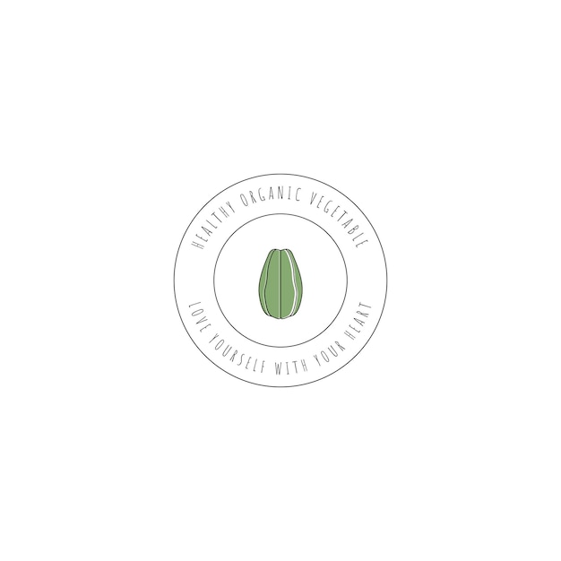 WARZYWA LOGO VINTAGE ILUSTRACJA PROJEKT GRAFIKA WEKTOROWA SYMBOLE IKON