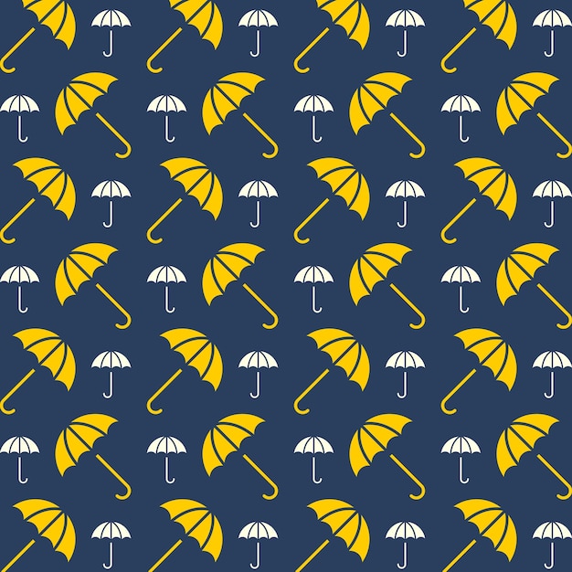 Weather Umbrella niesamowity modny kolorowy powtarzający się wzór wektorowy projekt ilustracji