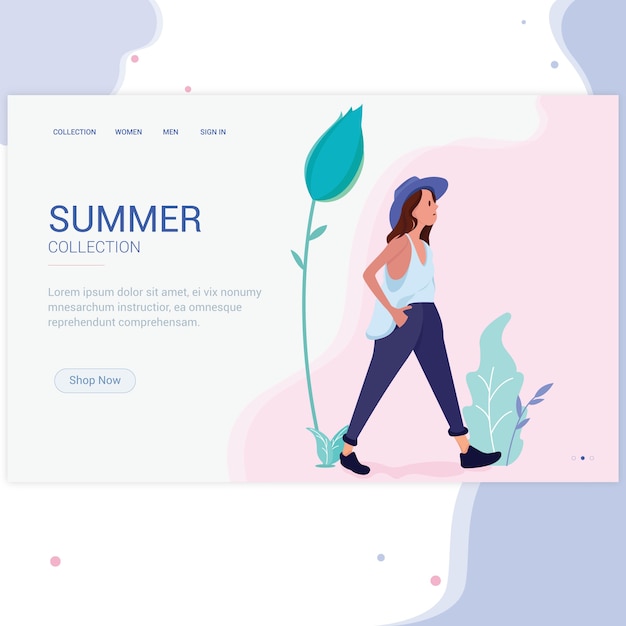 Web Banner Summer Fashion