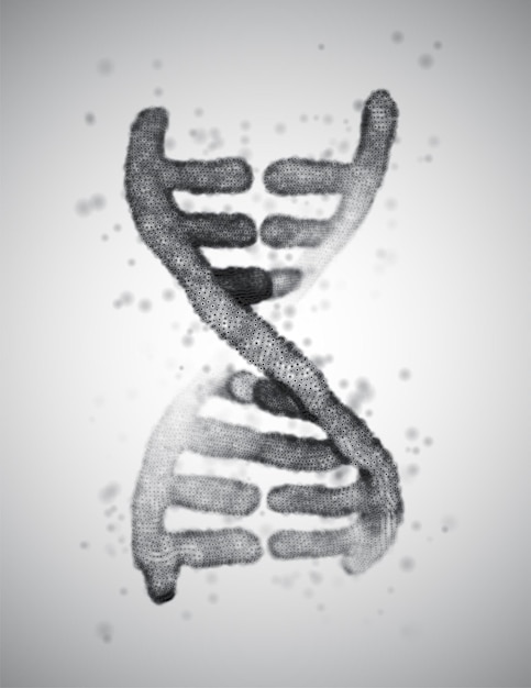 Plik wektorowy wektor abstrakcyjny element badań naukowych i leczenia chorób dna