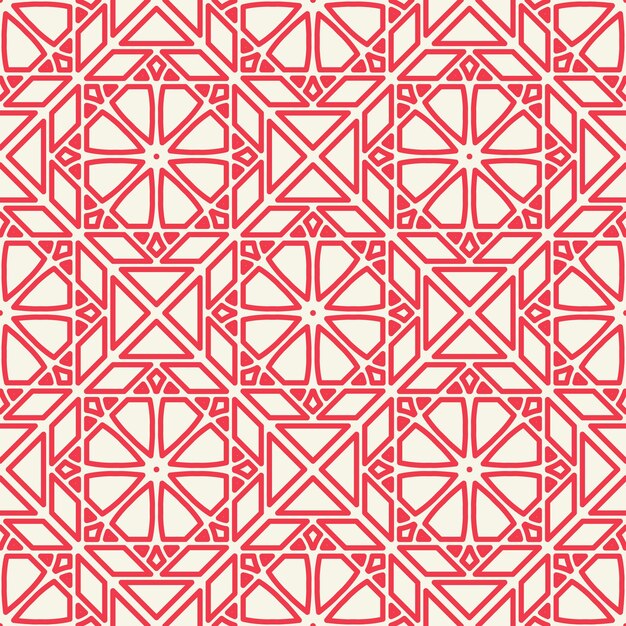 Wektor azjatycki liniowy wzór geometryczny