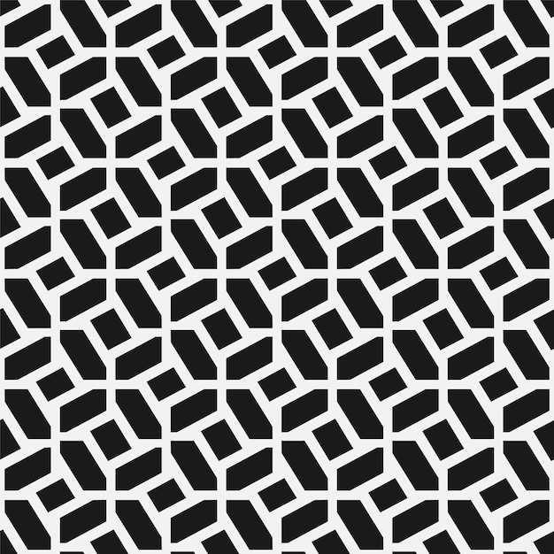 Wektor bez szwu geometryczny wzór Nowoczesna siatka prosta tekstura Streszczenie monochromatyczne tło