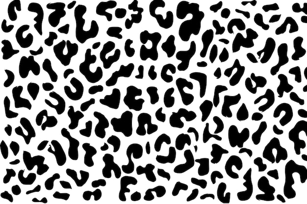 Wektor Cheetah czarno-biały wzór
