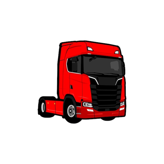 wektor ciężarówka ciężarówka ilustracja