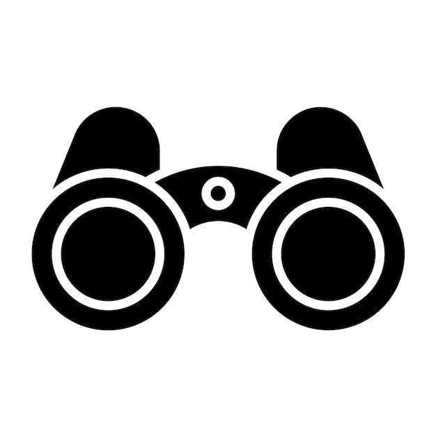 Wektor Design Army Bicoculars Icon Style