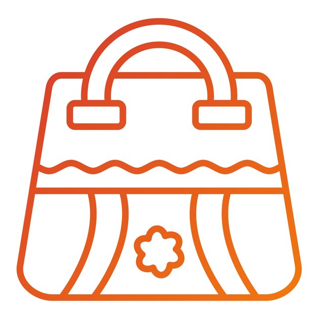Wektor Design Beach Handbag Icon Style