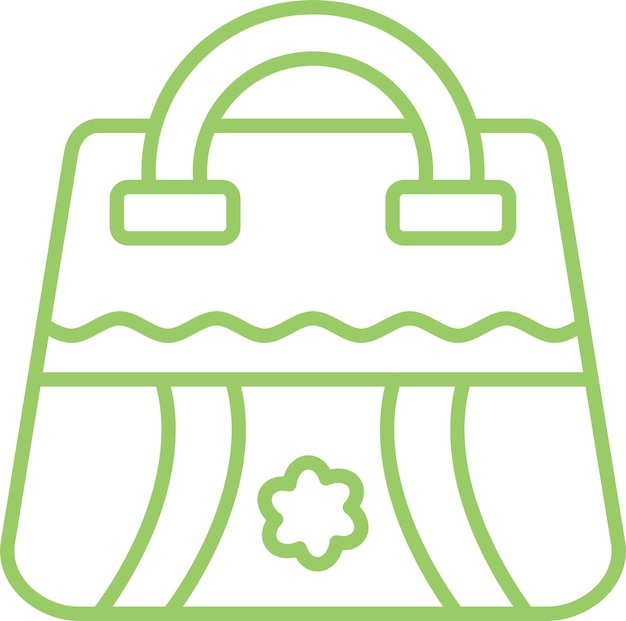 Wektor Design Beach Handbag Icon Style