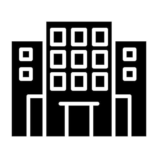 Wektor Design Hotel Icon Style