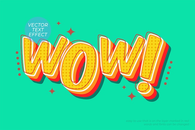 Wektor efektów tekstowych w stylu pop art edytowalny 04