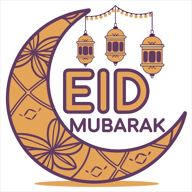 Wektor Eid Mubarak