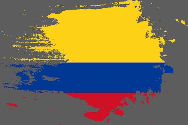 Wektor Flagi Kolumbii 6