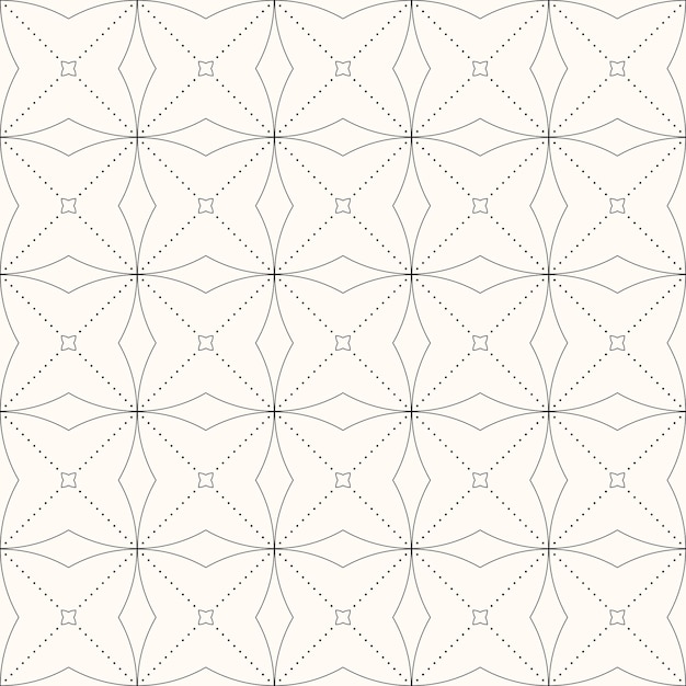 Wektor geometryczne streszczenie bezszwowe monochromatyczne wzór tekstury powtarzające się tło