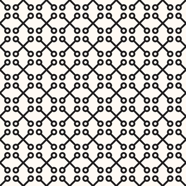 Wektor geometryczne streszczenie bezszwowe monochromatyczne wzór tekstury powtarzające się tło