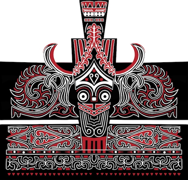 Plik wektorowy wektor gorga bataknese ilustracja ręcznie rysowane