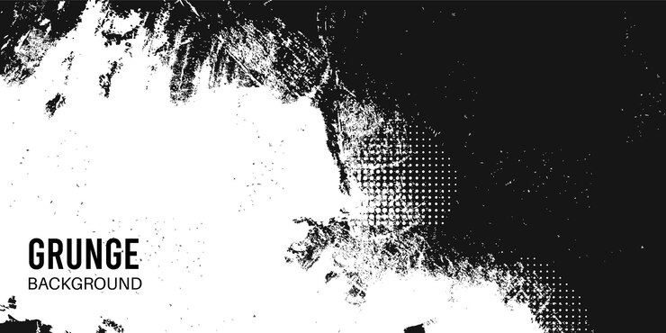 Wektor grunge czarno-białe tło wzór tekstury