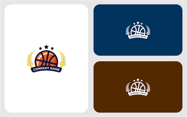 Wektor Ikona Projektowania Logo Koszykówki