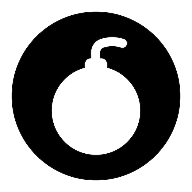 Wektor ikony bomby