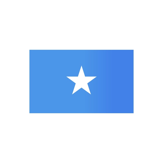 Plik wektorowy wektor ikony flagi somalijskiej