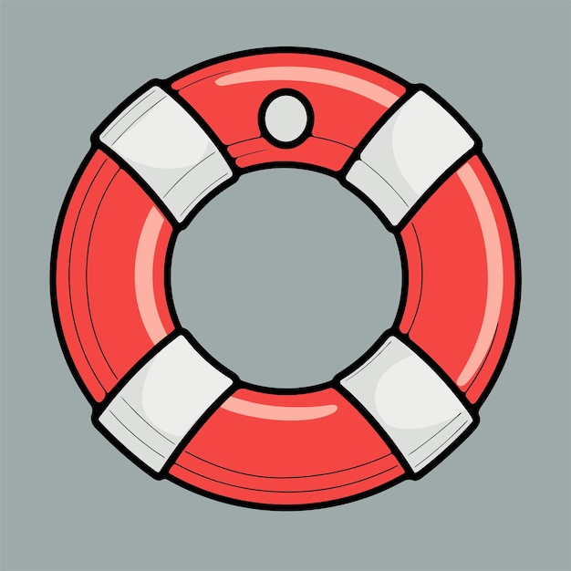 Wektor Ikony Ilustracji Lifebuoy