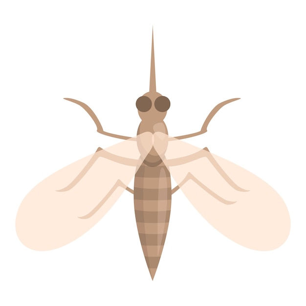 Plik wektorowy wektor ikony kreskówki owada komara ochrona przed dengą infekcja muchowa