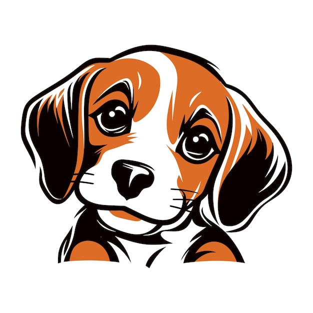 Plik wektorowy wektor ikony logo psa
