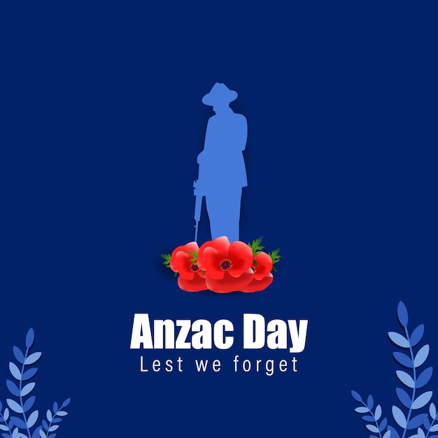 Wektor Ilustracja Koncepcja Transparentu Anzac Day