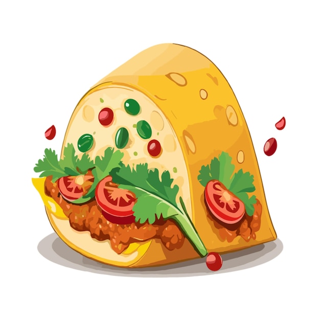 Plik wektorowy wektor ilustracji taco