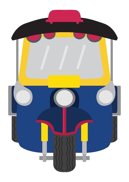 Wektor ilustracji tuk tuk
