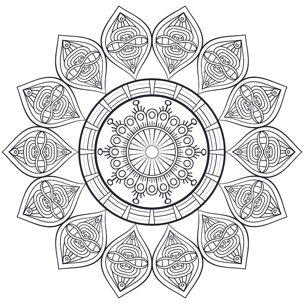 Wektor Indian Mandala