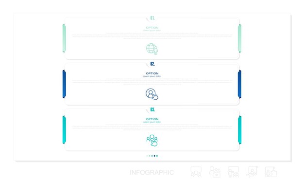 Wektor Infographic Szablon