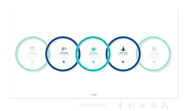 Wektor Infographic Szablon